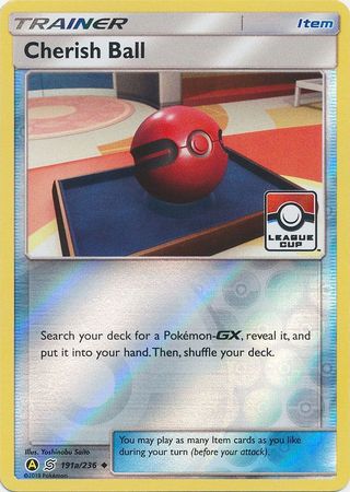 Cherish Ball (191a 236) (League Promo) [Sun & Moon: Unified Minds] For Sale