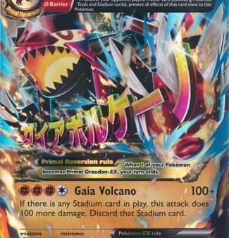 Primal Groudon EX (86 160) (Jumbo Card) [XY: Primal Clash] Cheap