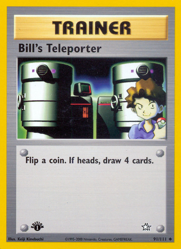 Bill s Teleporter (91 111) [Neo Genesis 1st Edition] For Sale