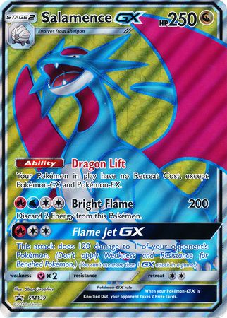 Salamence GX (SM139) (Jumbo Card) [Sun & Moon: Black Star Promos] Supply