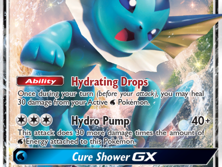 Vaporeon GX (SM172) [Sun & Moon: Black Star Promos] Online