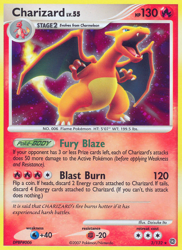 Charizard (3 132) [Diamond & Pearl: Secret Wonders] Supply