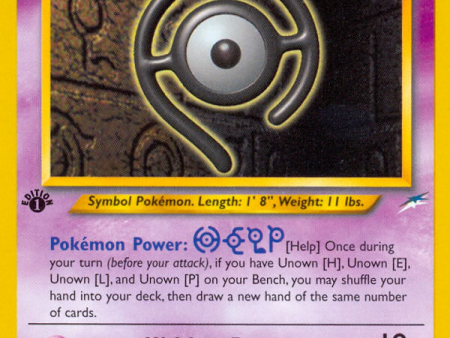 Unown [H] (28 105) [Neo Destiny 1st Edition] on Sale