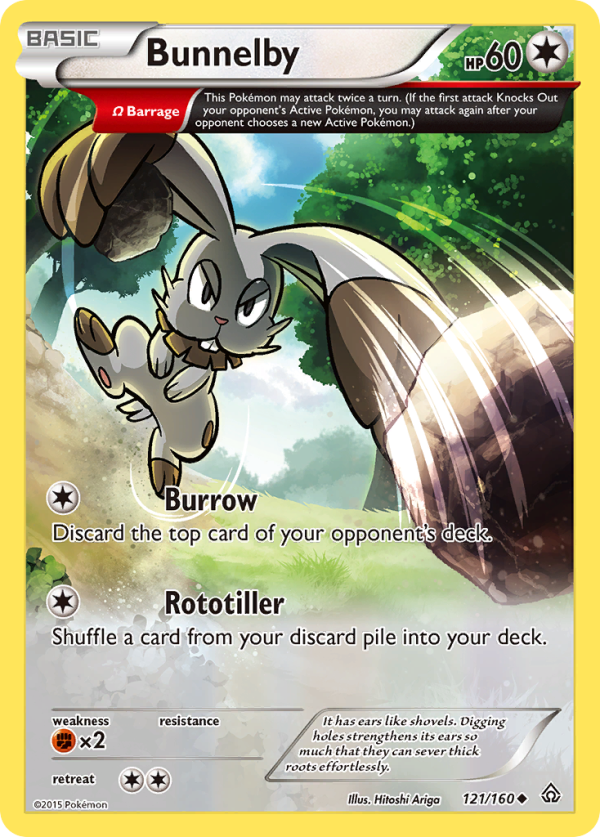 Bunnelby (121 160) [XY: Primal Clash] For Sale