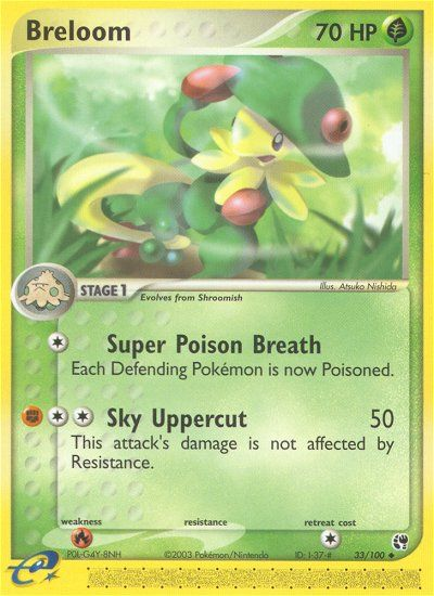 Breloom (33 100) [EX: Sandstorm] Hot on Sale