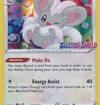 Cinccino (SWSH009) (Staff Prerelease Promo) [Sword & Shield: Black Star Promos] Fashion