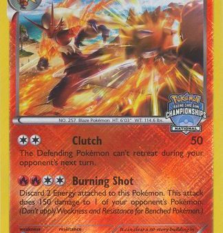 Blaziken (14 111) (National Championship Promo) [XY: Furious Fists] For Discount