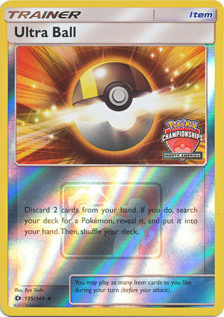 Ultra Ball (135 149) (NA Championship Promo) [Sun & Moon: Base Set] Hot on Sale