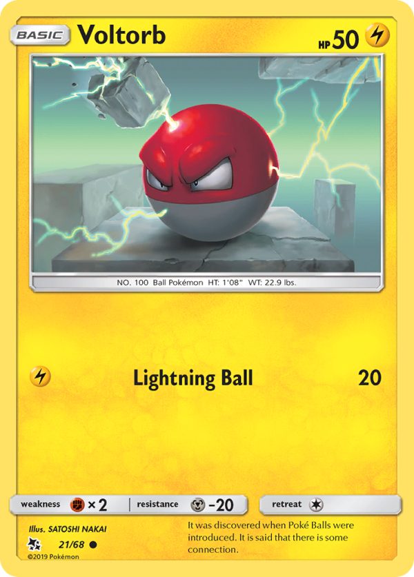 Voltorb (21 68) [Sun & Moon: Hidden Fates] Hot on Sale