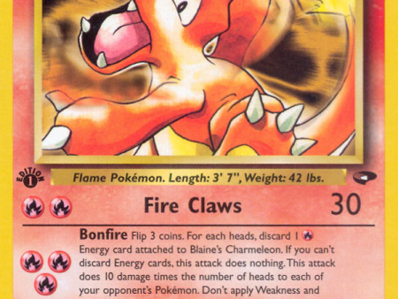 Blaine s Charmeleon (31 132) [Gym Challenge 1st Edition] Online now