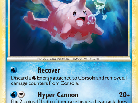 Corsola (37 123) [HeartGold & SoulSilver: Base Set] Supply