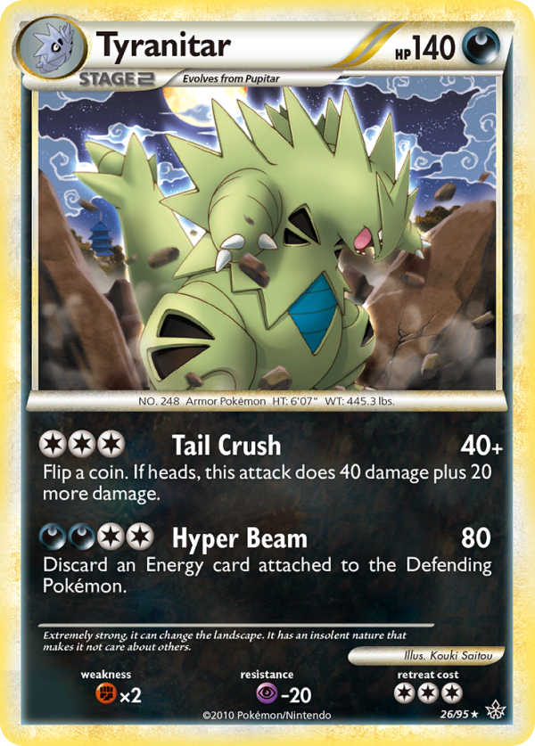 Tyranitar (26 95) [HeartGold & SoulSilver: Unleashed] Discount