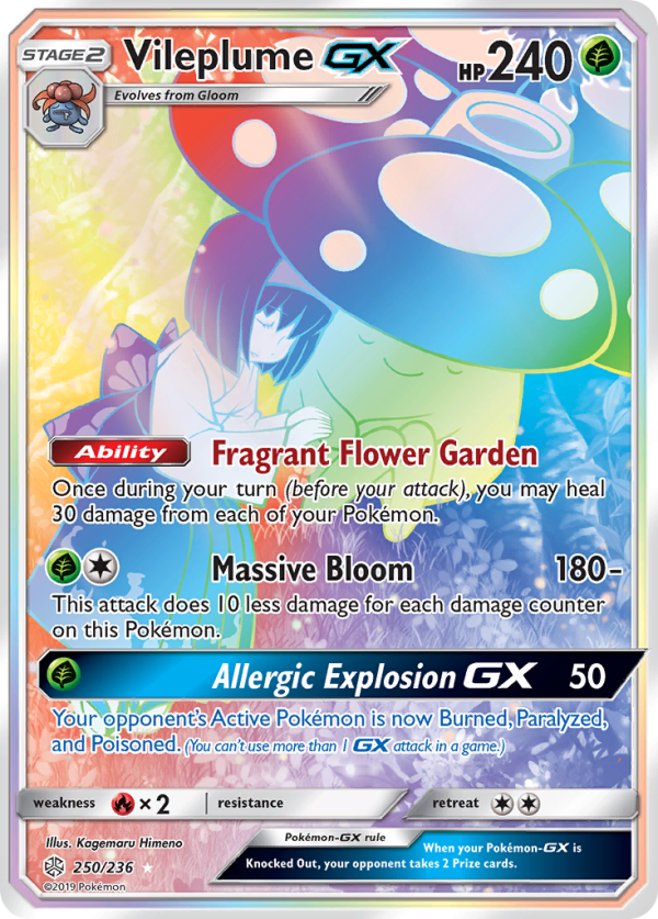 Vileplume GX (250 236) [Sun & Moon: Cosmic Eclipse] Online now