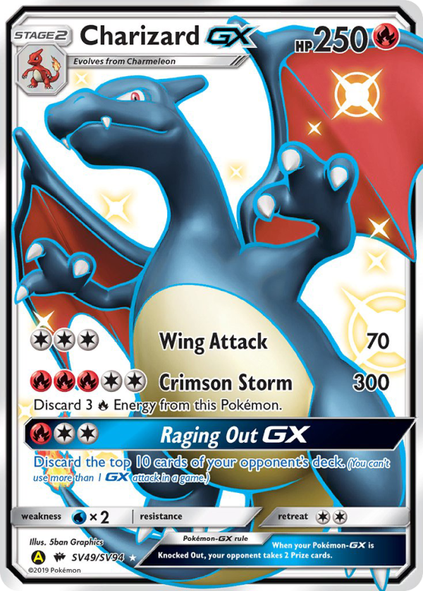 Charizard GX (SV49 SV94) [Sun & Moon: Hidden Fates - Shiny Vault] For Cheap