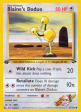 Blaine s Doduo (61 132) [Gym Challenge 1st Edition] on Sale