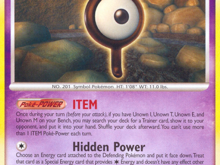 Unown I (37 123) [Diamond & Pearl: Mysterious Treasures] Fashion