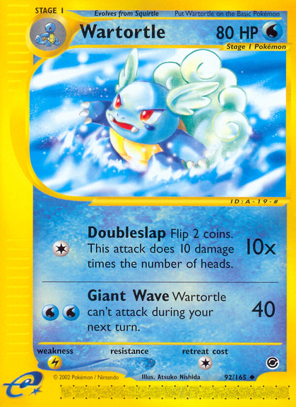 Wartortle (92 165) [Expedition: Base Set] on Sale