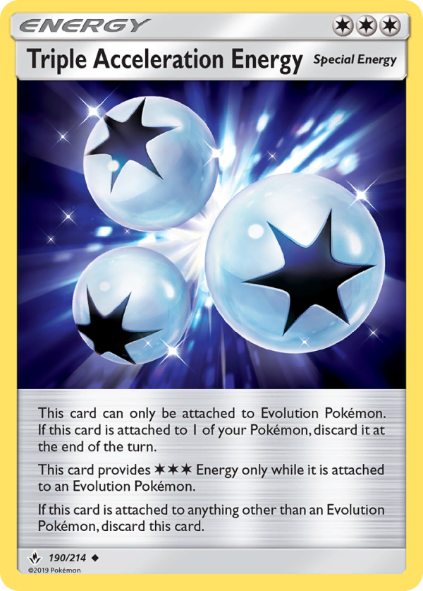 Triple Acceleration Energy (190 214) [Sun & Moon: Unbroken Bonds] on Sale