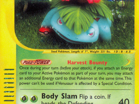 Venusaur (30 165) [Expedition: Base Set] on Sale