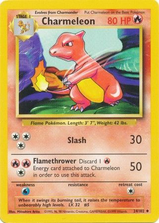 Charmeleon (24 102) [Base Set Unlimited] Supply