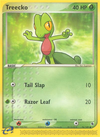 Treecko (76 109) [EX: Ruby & Sapphire] Online