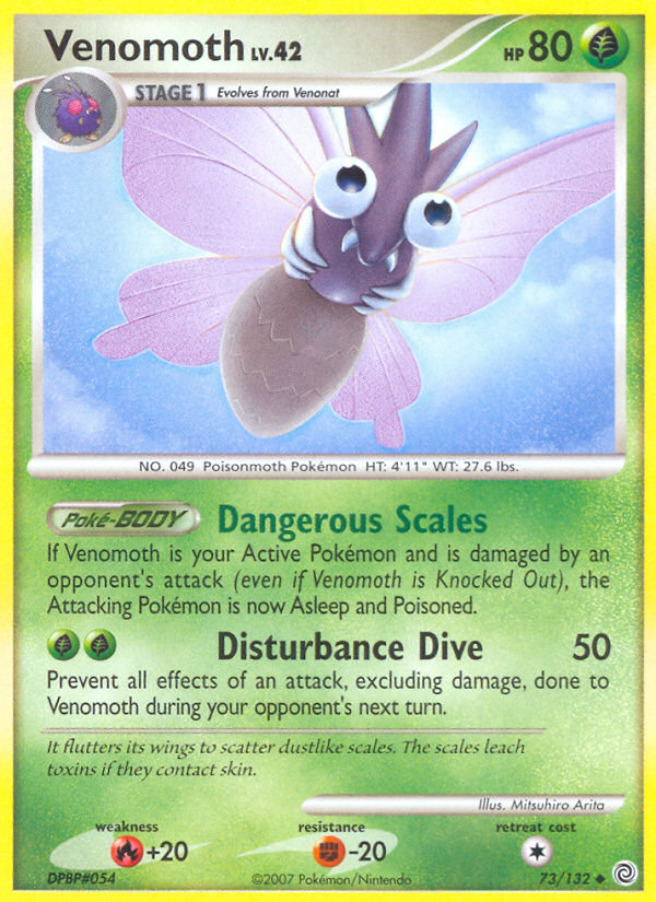 Venomoth (73 132) [Diamond & Pearl: Secret Wonders] Sale