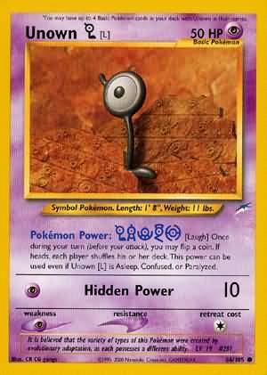 Unown [L] (86 105) [Neo Destiny Unlimited] Online