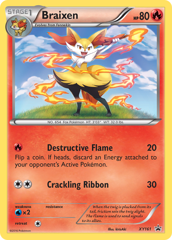 Braixen (XY161) [XY: Black Star Promos] Sale