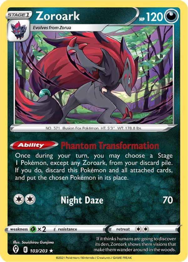 Zoroark (103 203) [Sword & Shield: Evolving Skies] Fashion