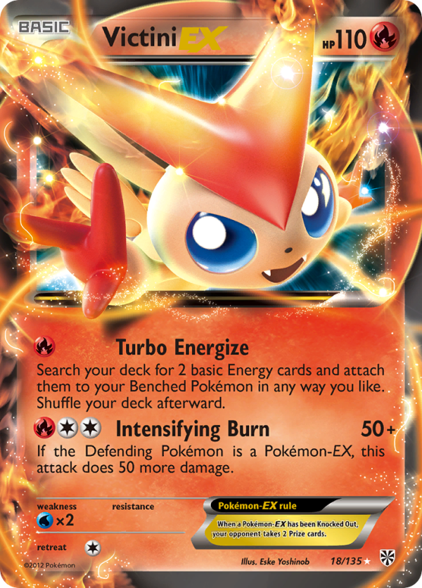 Victini EX (18 135) [Black & White: Plasma Storm] Hot on Sale