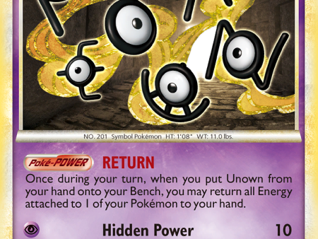 Unown (54 123) [HeartGold & SoulSilver: Base Set] Discount