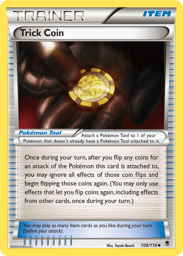 Trick Coin (108 119) [XY: Phantom Forces] For Sale