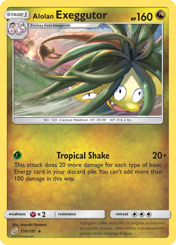 Alolan Exeggutor (114 181) [Sun & Moon: Team Up] Supply