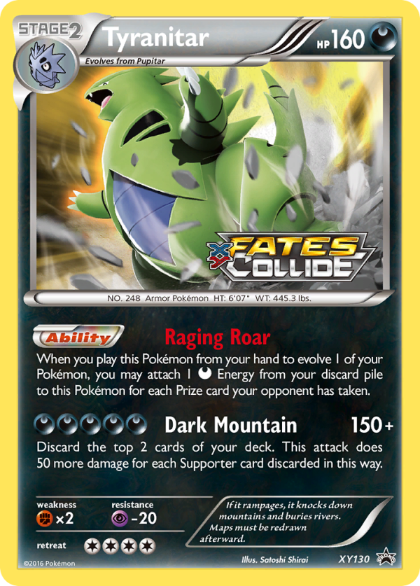 Tyranitar (XY130) [XY: Black Star Promos] Cheap