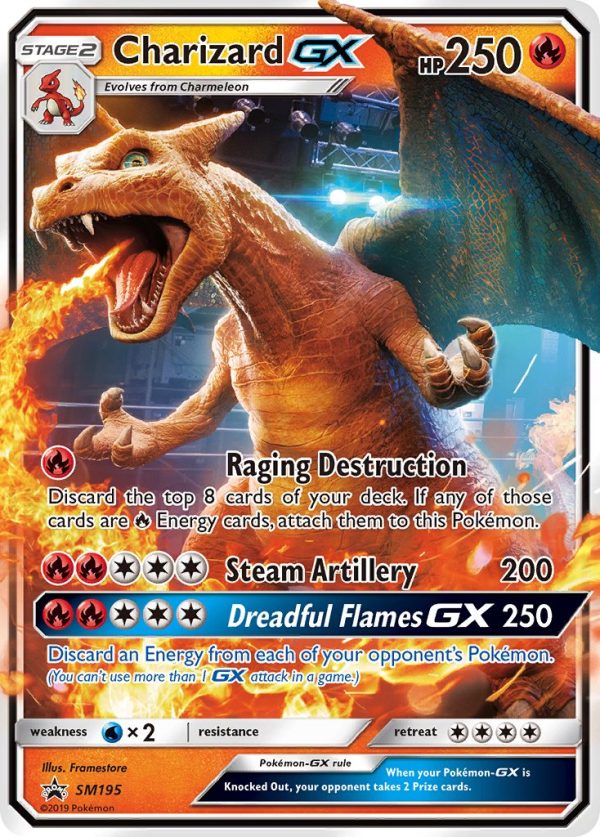 Charizard GX (SM195) [Sun & Moon: Black Star Promos] Online