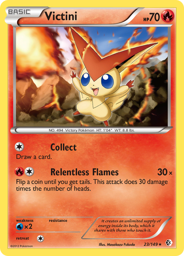 Victini (23 149) [Black & White: Boundaries Crossed] For Sale