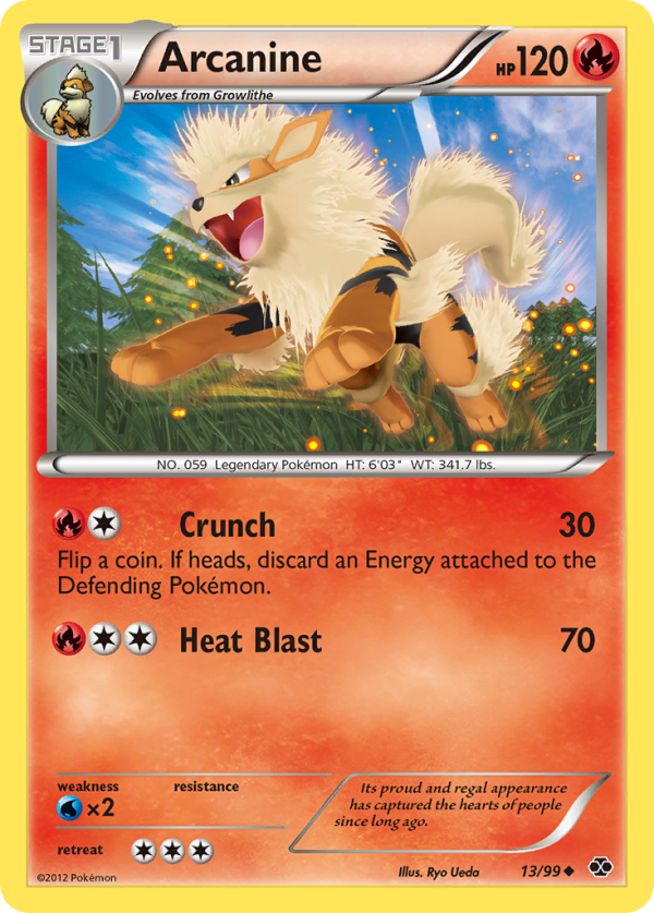 Arcanine (13 99) [Black & White: Next Destinies] Discount