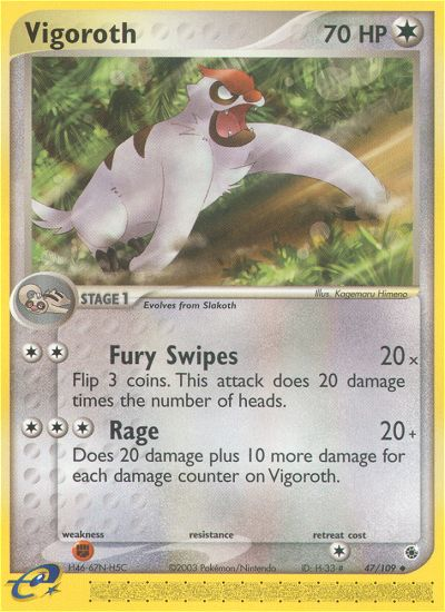 Vigoroth (47 109) [EX: Ruby & Sapphire] For Sale