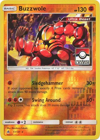 Buzzwole (77 131) (League Promo) [Sun & Moon: Forbidden Light] For Sale