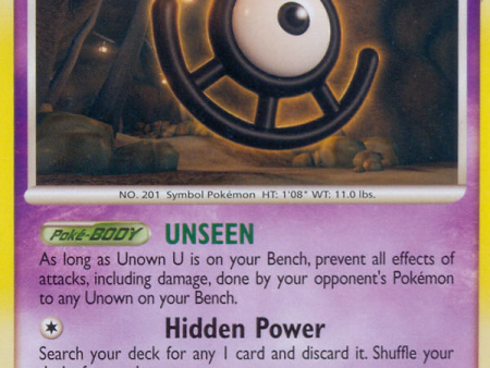 Unown U (78 146) [Diamond & Pearl: Legends Awakened] Online Hot Sale