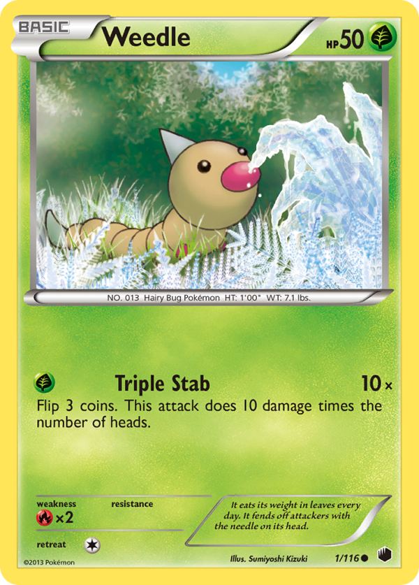 Weedle (1 116) [Black & White: Plasma Freeze] Cheap