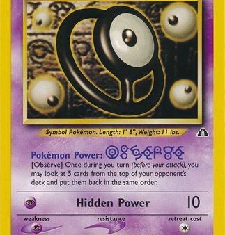 Unown [O] (69 75) [Neo Discovery Unlimited] For Discount