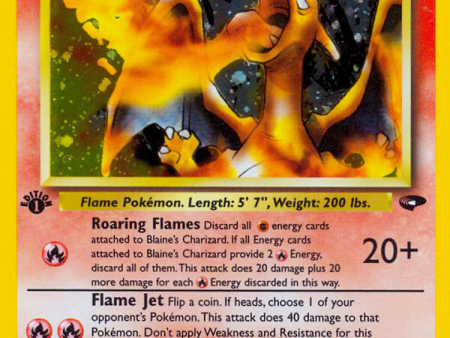 Blaine s Charizard (2 132) [Gym Challenge 1st Edition] Online Sale