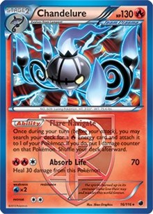 Chandelure (16 116) (Theme Deck Exclusive) [Black & White: Plasma Freeze] For Sale