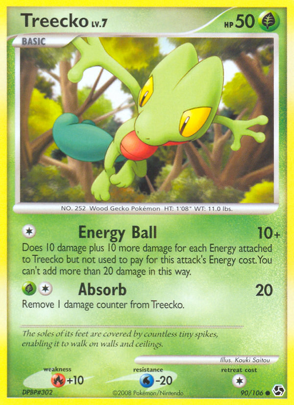 Treecko (90 106) [Diamond & Pearl: Great Encounters] Hot on Sale