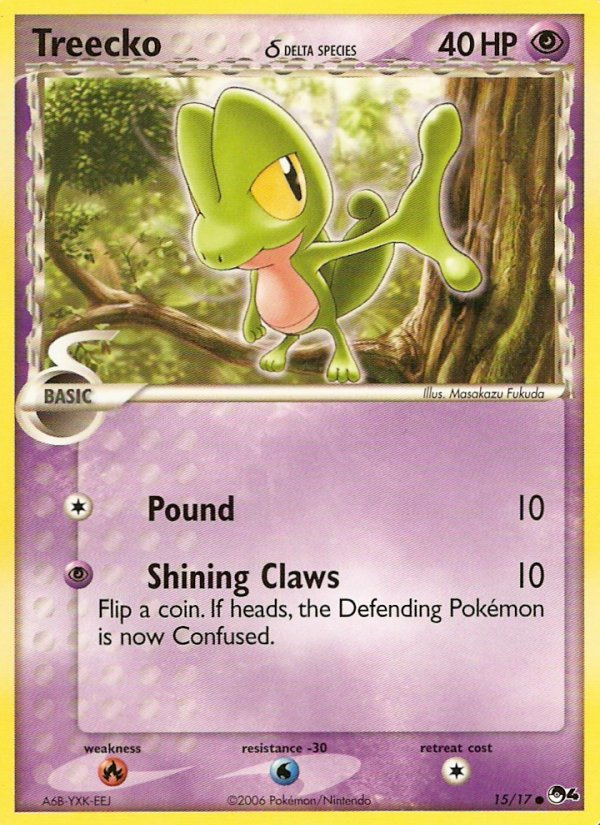 Treecko (15 17) (Delta Species) [POP Series 4] Online Sale