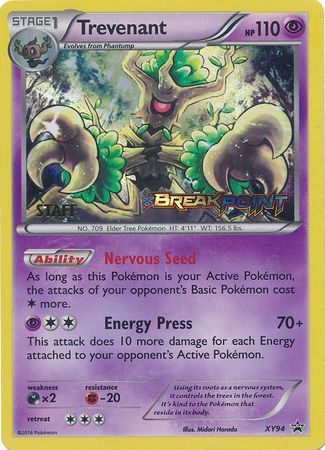 Trevenant (XY94) (Staff) [XY: Black Star Promos] on Sale