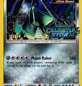 Celesteela (SM131) (Staff Prerelease Promo) [Sun & Moon: Black Star Promos] For Discount