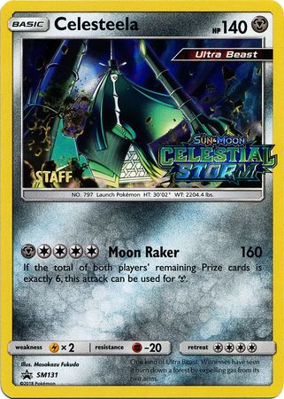 Celesteela (SM131) (Staff Prerelease Promo) [Sun & Moon: Black Star Promos] For Discount