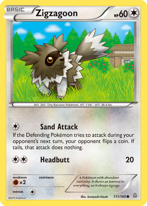 Zigzagoon (111 160) [XY: Primal Clash] on Sale